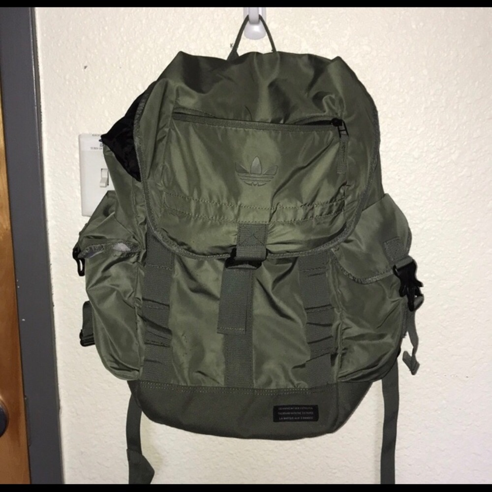 Adidas Olive green backpack